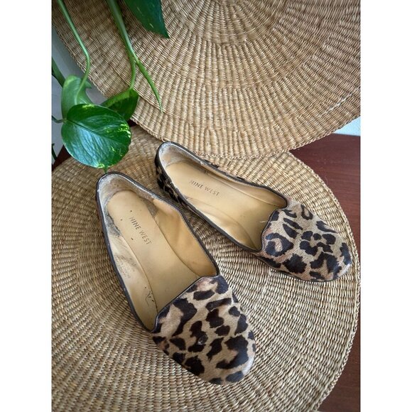 Nine West women’s size 6.5 cheetah flats - Picture 2 of 11